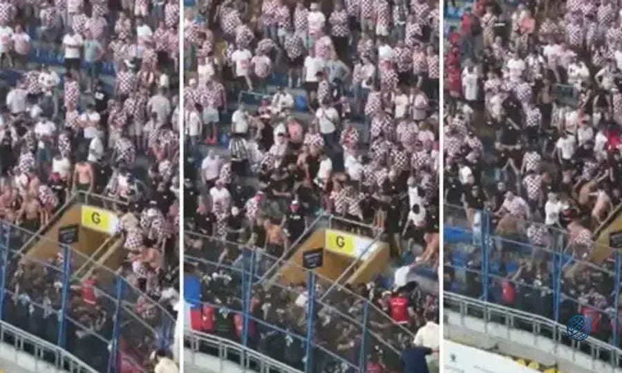 Fenerbahçe maçı öncesi tribünde taşkınlık! Güvenlik güçleri müdahale etti...
