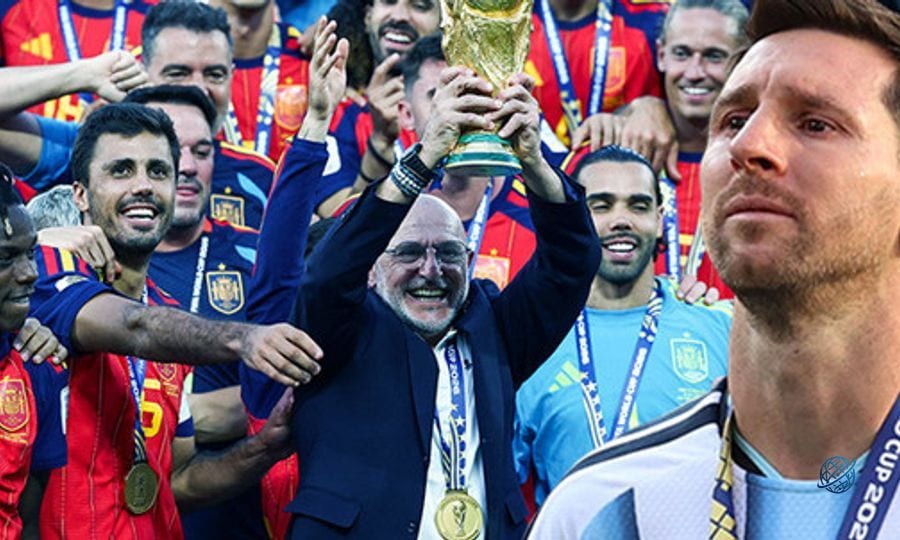 İspanya'nın Dünya Kupası zaferi sonrasında övgü yağdı: 'Messi’yi neredeyse hiç göremedik, Arjantin’in oynayabilmesi için ikinci bir top gerekiyordu adeta!'