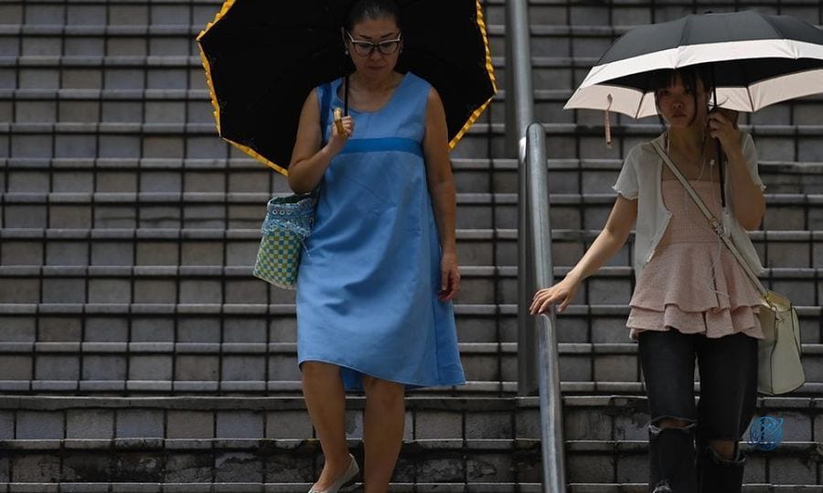 Japonyada aşırı sıcaklar nedeniyle ilk kez amansız sıcak gün uyarısı verildi