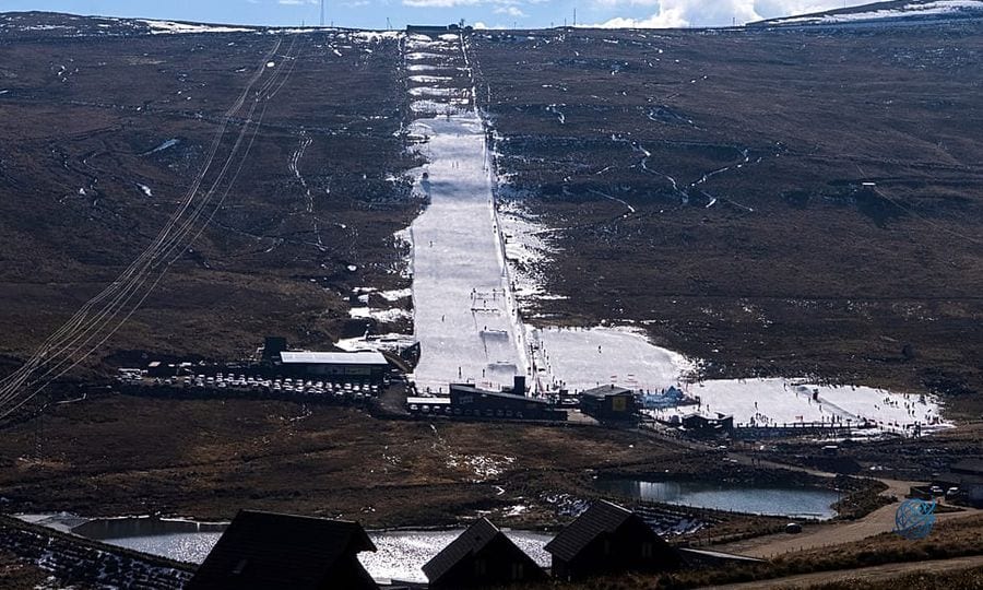 Lesotho'daki kayak merkezi Afrika'da nadir bir kış kaçamağı sundu