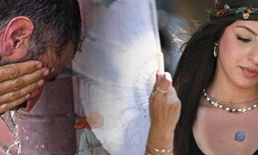 Kentte sıcaklık 49 dereceye ulaştı! Vatandaş ne yapacağını şaşırdı