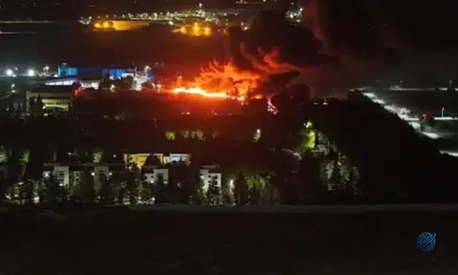Eskişehir TEI’deki yangını söndürme çalışmaları sürüyor: Çalışanlar tahliye edildi