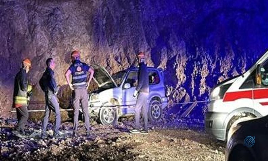 Bolu'da feci kaza! Kontrolden çıkan cip, şarampole yuvarlandı