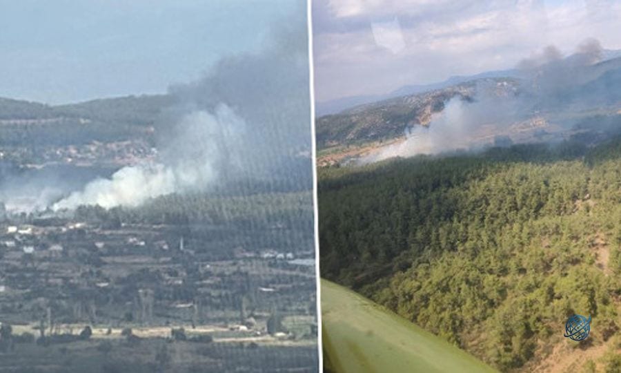 Muğla’da orman yangını: Alevlerle mücadele başladı