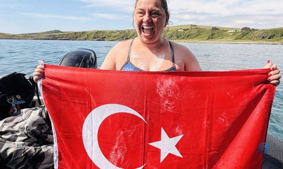 Melisa Uluarslan, Kuzey Kanalı'nı geçen 3. Türk kadın sporcu oldu