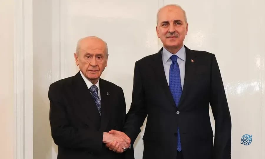TBMM Başkanı Numan Kurtulmuş ile MHP Genel Başkanı Devlet Bahçeli görüşmesi başladı
