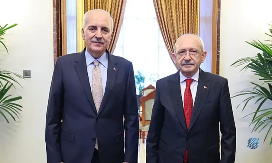 TBMM Başkanı Kurtulmuş, Kılıçdaroğlu ile bir araya geldi!
