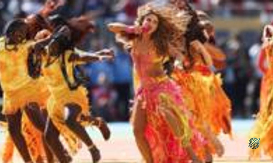 Shakira, Madonna, Justin Bieber and BTS perform at colourful World Cup half-time show