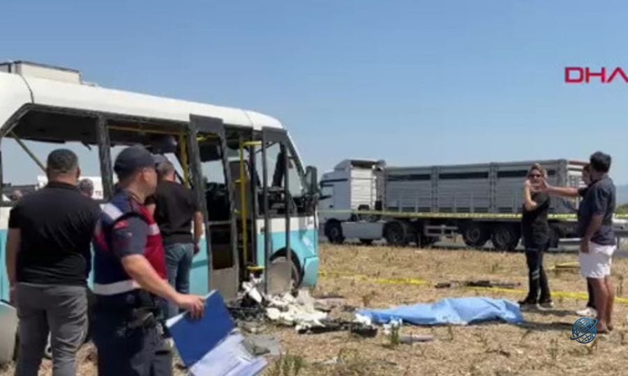 Manisa’da feci kaza! 1 kişi öldü 11 kişi yaralandı... Kazanın görüntüleri ortaya çıktı