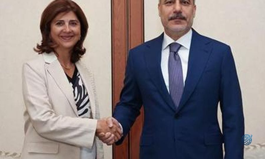 Dışişleri Bakanı Hakan Fidan, BM Genel Sekreteri Kıbrıs Şahsi Temsilcisi Cuéllar ile görüştü