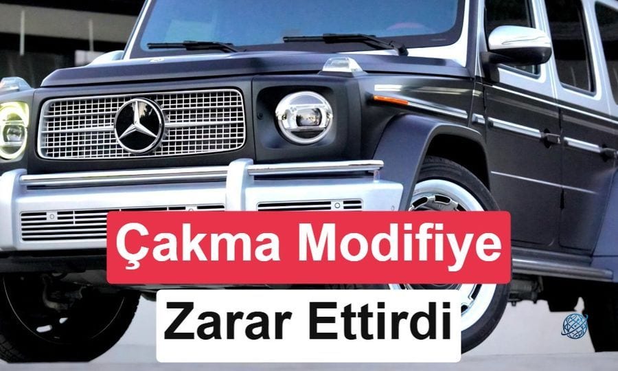 Alibaba'dan aldığı çakma kitlerle Mercedes'ini modifiye eden adam büyük zarar etti