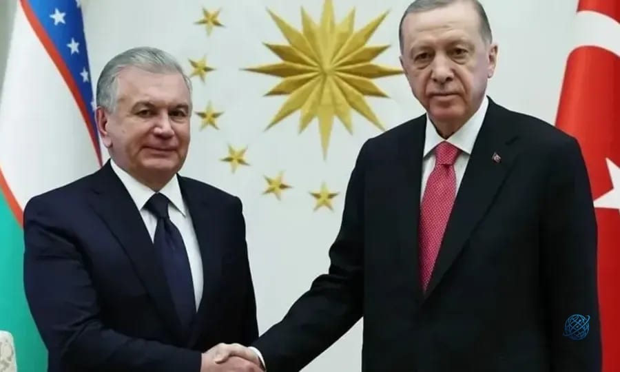 İletişim Başkanlığı paylaştı: Başkan Erdoğan Özbekistan Cumhurbaşkanı ile görüştü!