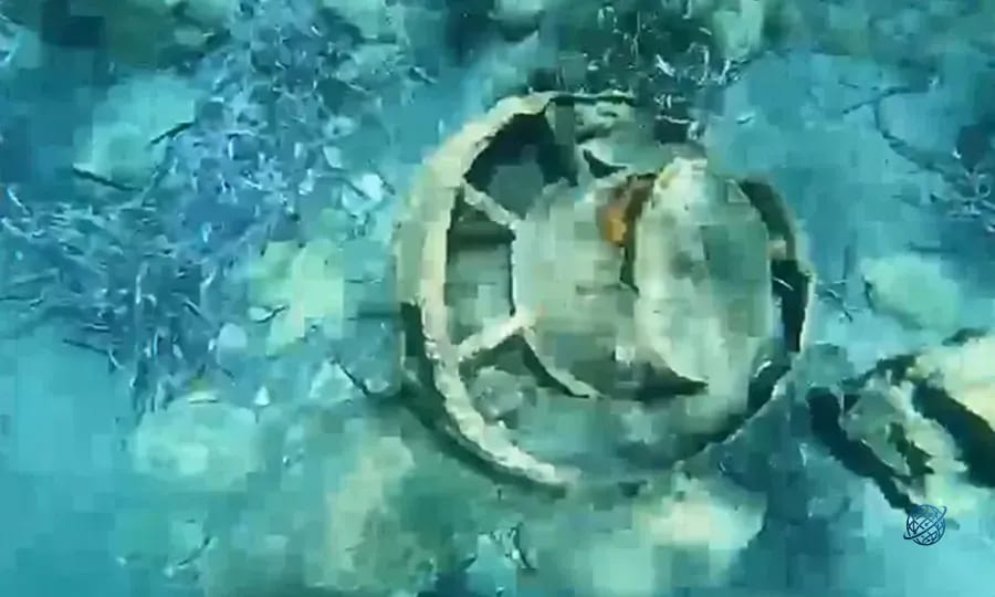 Denizin dibindeki mayın imha edildi!