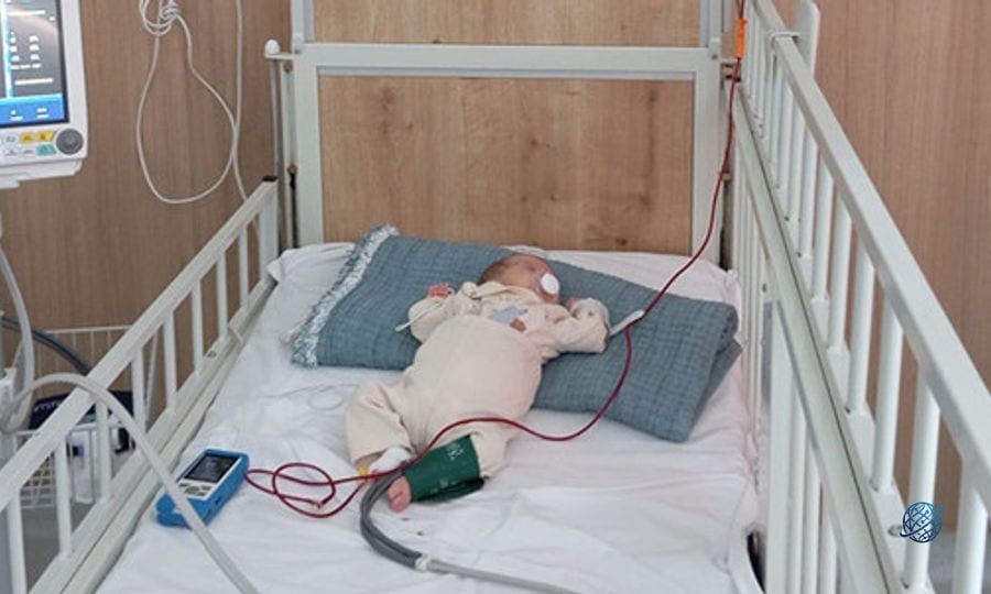1 aylıkken kanser teşhisi konulan minik Kaan için aile hekimlerden destek bekliyor