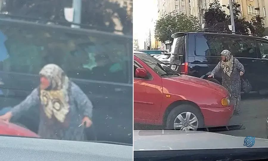 Park yeri kavgasında üzerine sürdü: 'Savaşı' yaşlı kadın kazandı