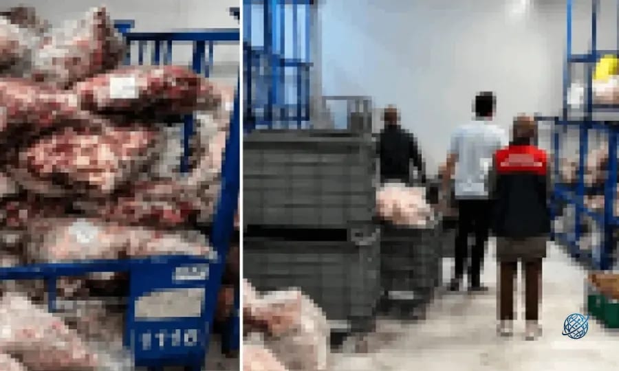Uygunsuz koşullarda muhafaza edilen 4 ton 652 kilo kırmızı ete el konuldu