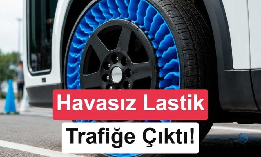 Havasız lastik teknolojisi sonunda yollara çıktı: Ancak bir sorun var