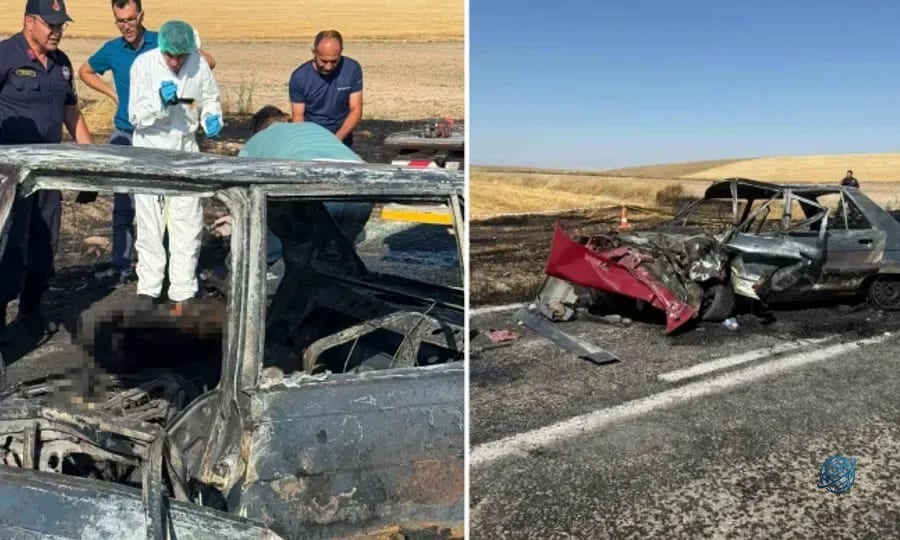 Feci kaza sonrası yanarak hayatını kaybetti