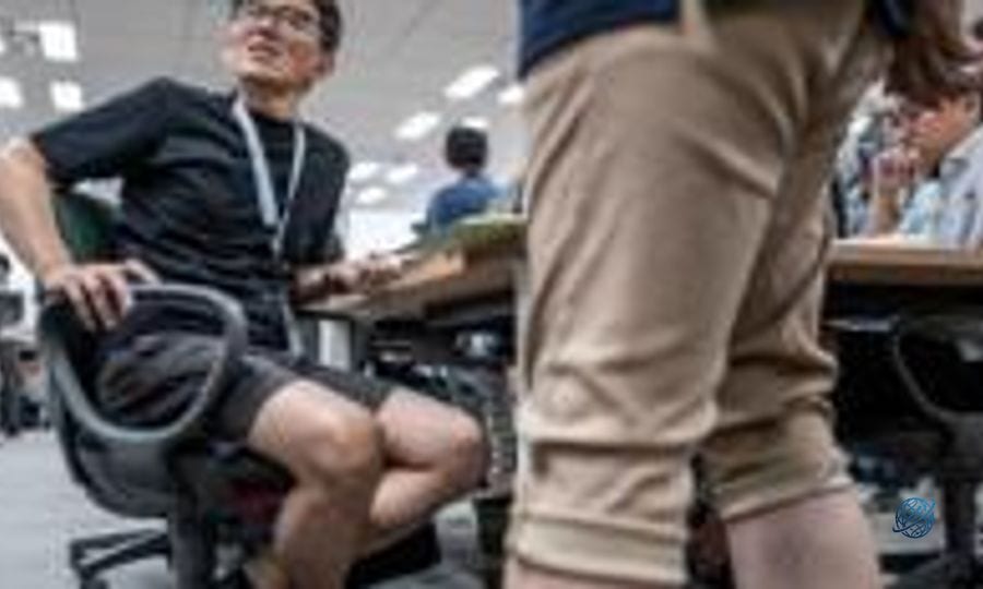 Tokyo urges men to wear shorts to work, but some women say it's 'leg hair harassment'