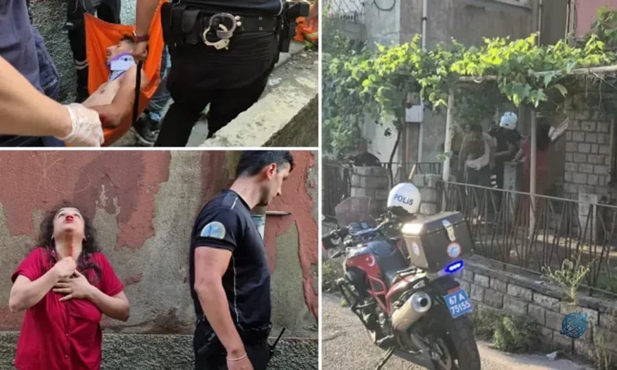 Komşuların taşlı tuğlalı 'su sıçratma' kavgasında kan döküldü