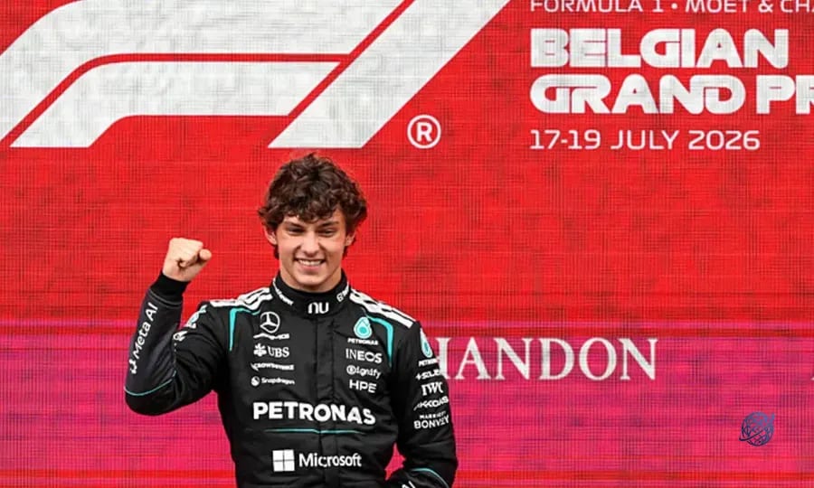 Belçika Grand Prix'sini kazanan Kimi Antonelli!