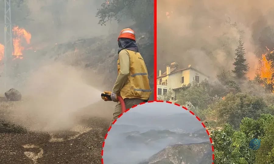 Muğla'da Dehşet: Fethiye Yangını Yerleşim Yerlerini Tehdit Ediyor