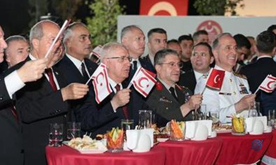 Bakan Güler, KKTC'deki resepsiyona katıldı
