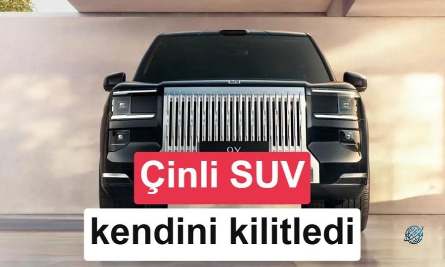 Çin'de tatil kabusu: Ülke dışına çıkınca lüks SUV kendini kilitledi