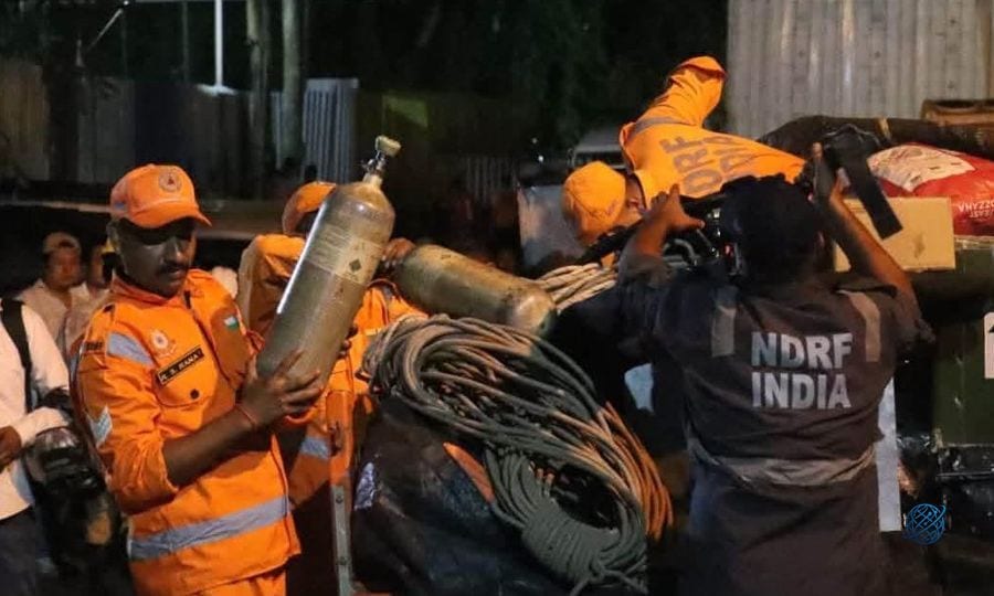 Hindistan'da hidroelektrik projesinin tünelinin çökmesi sonucu 10 kişi öldü