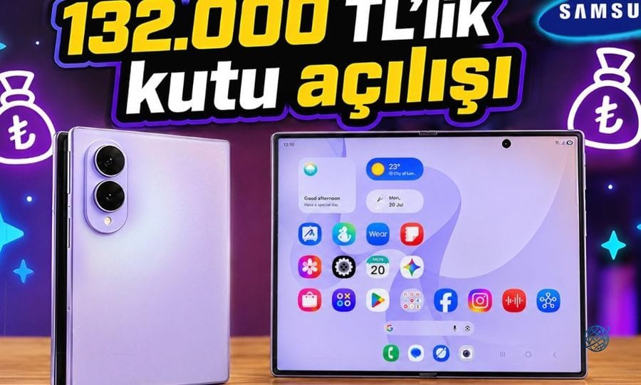 132.000 TL'lik Samsung Galaxy Z Fold 8'i Kutusundan Çıkardık!