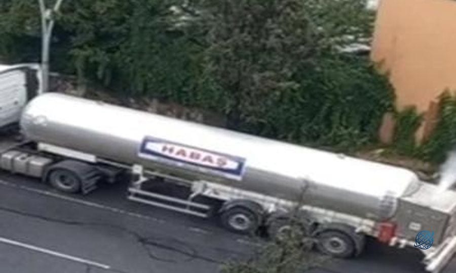 Park halindeki tanker korkuya neden oldu! Gaz sızıntısı ekipleri harekete geçirdi