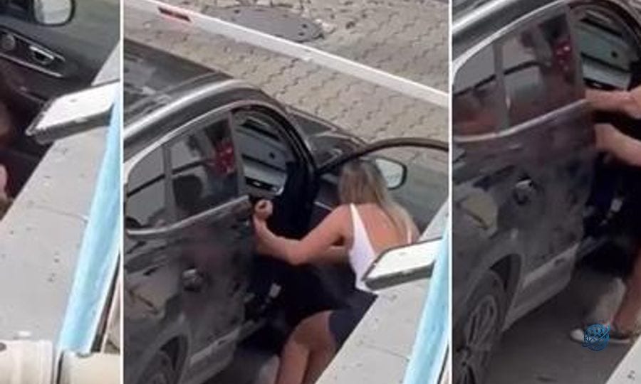 Kadıköy'de kadınların saç saça baş başa kavgası